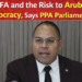 HOFA risk to Aruba democracy