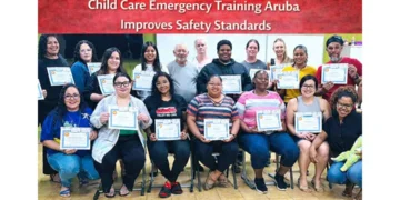 Child Care Emergency Training Aruba Improves Safety Standards carnival cruise line donates 15 (45)