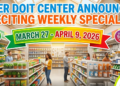 Super Doit Center Announces Exciting Weekly Specials (March 27 - April 9, 2026) create a banner photo