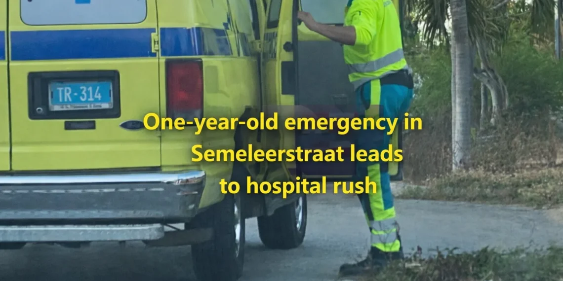one year old emergency in semeleerstraat leads to hospital rush