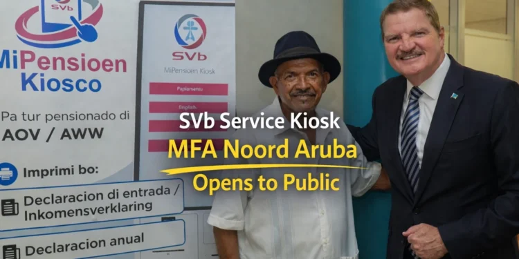 svb service kiosk mfa noord aruba opens to public