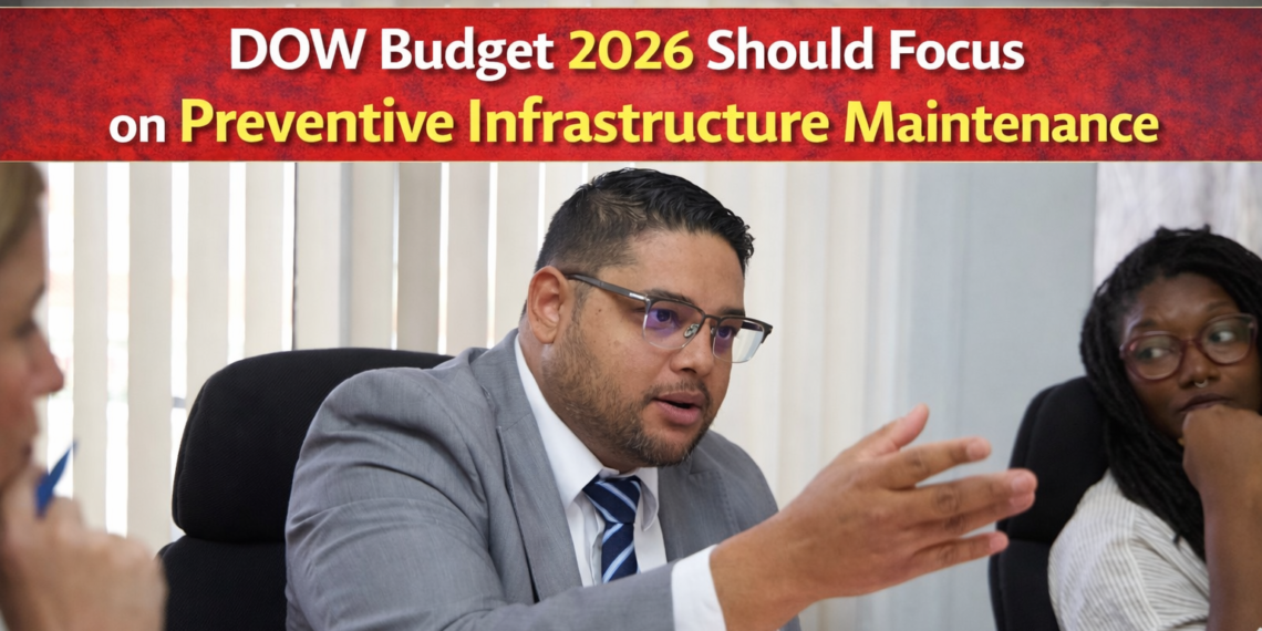 DOW Budget 2026 preventive infrastructure maintenance Aruba