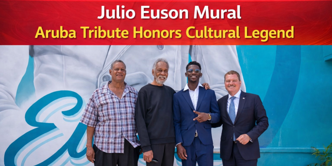 Julio Euson Mural Aruba Tribute Honors Cultural Legend Julio Euson mural Aruba tribute