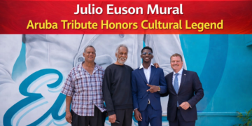 Julio Euson Mural Aruba Tribute Honors Cultural Legend Julio Euson mural Aruba tribute