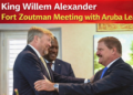 King Willem Alexander Fort Zoutman Meeting Aruba