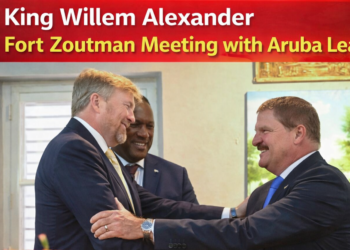 King Willem Alexander Fort Zoutman Meeting Aruba