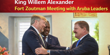 King Willem Alexander Fort Zoutman Meeting Aruba