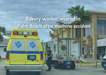 bakery worker injured in palm beach after machine accident