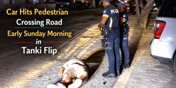 Pedestrian Hit by Car : Road Early Sunday Morning in Tanki Flip Pedestrian Accident Aruba