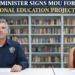 Minister Signs MOU for Vocational Education Project at KIA