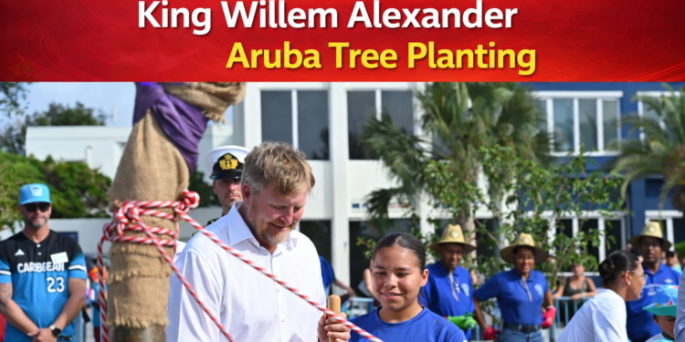 King Willem Alexander Aruba Tree Planting Event