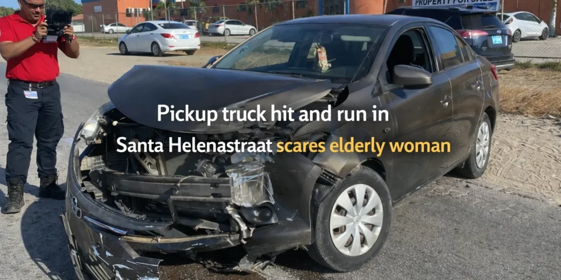 Pickup truck hit and run in Santa Helenastraat scares elderly woman
