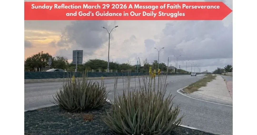 Sunday Reflection March 29 2026 A Message of Faith Perseverance and God's Guidance in Our Daily Struggles image 2026 03 29t222252.219