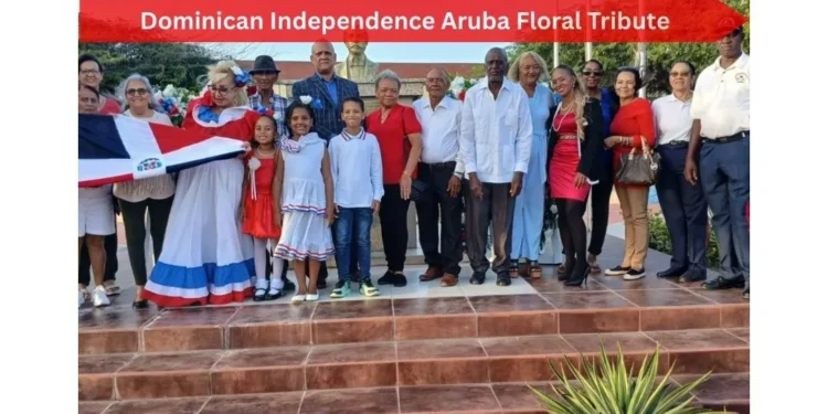 Dominican Independence Aruba Floral Tribute image (7)