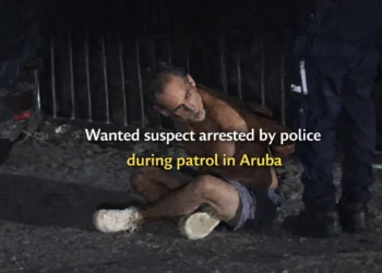 Wanted suspect arrested by police during patrol in Aruba