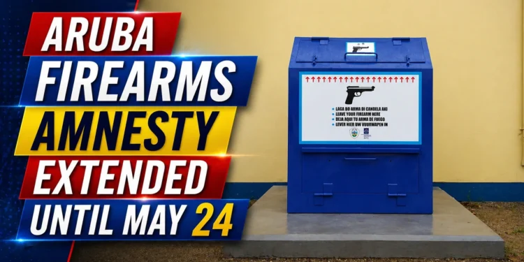 Aruba Firearms Amnesty Extended Until May 24 Aruba Firearms Amnesty Extended Until May 24