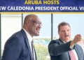 Aruba hosts New Caledonia President