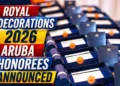 Royal Decorations 2026 Aruba Honorees Announced