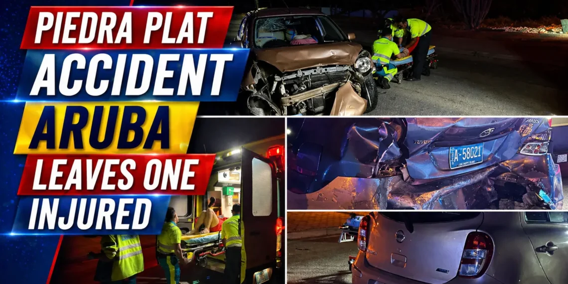 Piedra Plat Accident Aruba Leaves One Injured