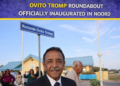 Ovito Tromp Roundabout Officially Inaugurated in Noord