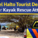 Mangel Halto tourist death after kayak rescue attempt