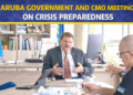 Aruba government CMO crisis preparedness meeting