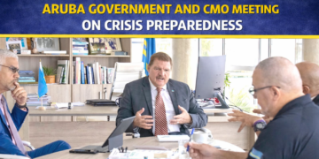 Aruba government CMO crisis preparedness meeting