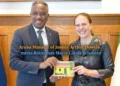 Aruba Minister of Justice Arthur Dowers meets Rotterdam Mayor Carola Schouten arubaminist