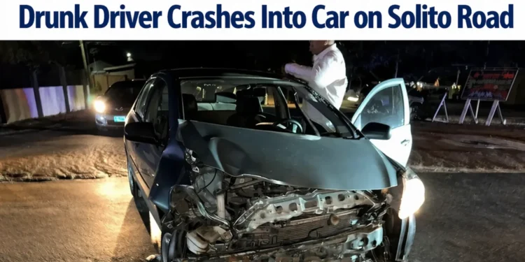 Drunk Driver Crashes Into Car on Solito Road drunk