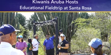 Kiwanis Aruba Hosts Educational Fieldtrip at Santa Rosa kiwanis