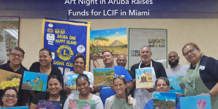 Art Night in Aruba Raises Funds for LCIF in Miami lcif