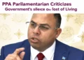 PPA Parliamentarian Criticizes Government's Silence on Rising Cost of Living ppa