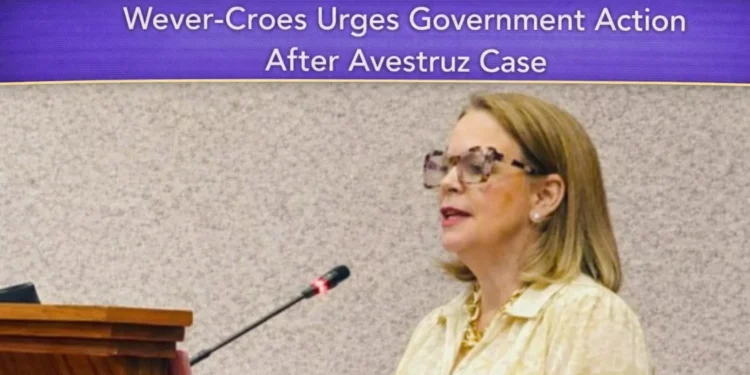 Wever-Croes Urges Government Action After Avestruz Case wevercroes