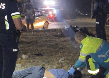 Sasaki roundabout motorcycle accident Aruba