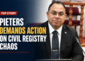 Pieters Demands Action on Civil Registry Chaos