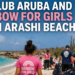 Leo Club Aruba and Rainbow for Girls Clean Arashi Beach