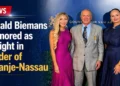 Ewald Biemans Honored as Knight in Order of Oranje-Nassau