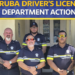 Aruba Driver’s License Department action