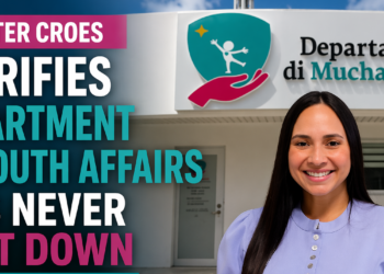 Minister Croes Clarifies Department of Youth Affairs Was Never Shut Down Amid Restructuring Plans