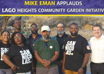 Lago Heights Community Garden Aruba initiative