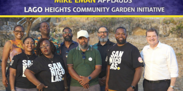 Lago Heights Community Garden Aruba initiative
