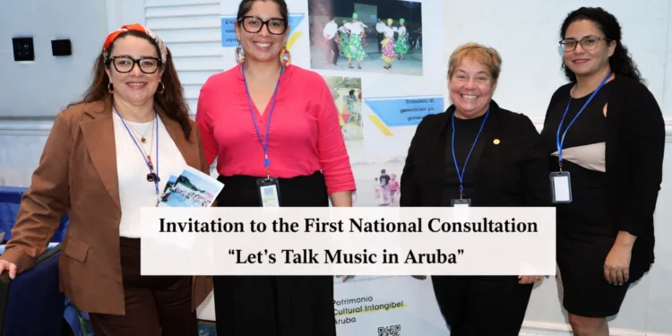 Invitation to the First National Consultation ‘Let’s Talk Music in Aruba’ invitationfirstnational