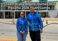 Team Aruba Begins Journey to Panama 2026 Youth Games journey