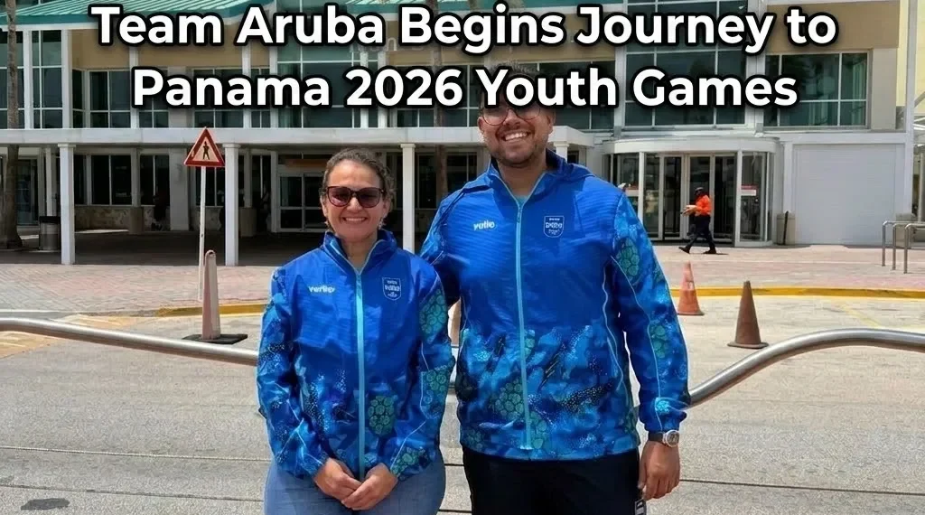 Team Aruba Begins Journey to Panama 2026 Youth Games journey