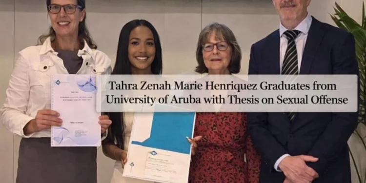 Tahra Zenah Marie Henriquez Graduates from University of Aruba with Thesis on Sexual Offense Legislation tahrazenah