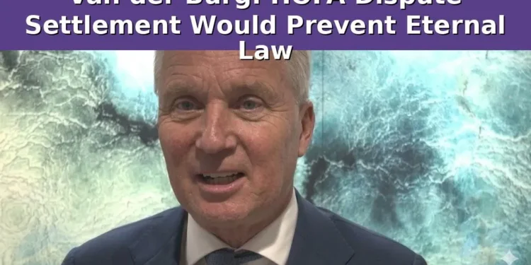 Van der Burg: HOFA Dispute Settlement Would Prevent Eternal Law vander