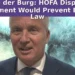 Van der Burg: HOFA Dispute Settlement Would Prevent Eternal Law vander