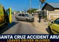Santa Cruz Accident Aruba Leaves Driver Injured