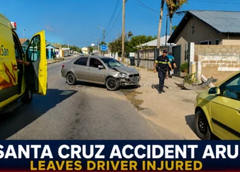 Santa Cruz Accident Aruba Leaves Driver Injured