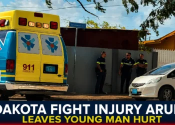 Dakota Fight Injury Aruba Leaves Young Man Hurt